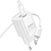 Мережевий зарядний пристрій HOCO C149A Charm PD30W+QC3.0 charger set(C to iP) White