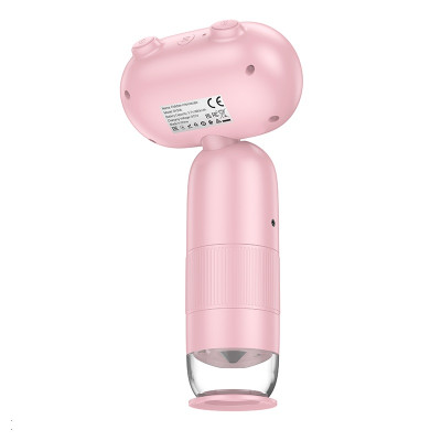 Дитячий мікроскоп HOCO DV206 800 mAh Children microscope Pink