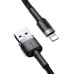 Кабель Baseus Cafule Cable USB For iP 2A 3m Gray+Black Кабель Baseus Cafule Cable USB For iP 2A 3m Gray+Black