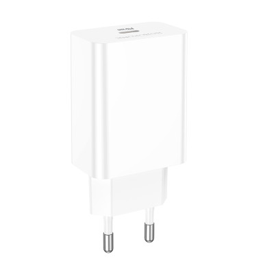 Мережевий зарядний пристрій BOROFONE BA21A Pro Long journey single port PD20W charger White Мережевий зарядний пристрій BOROFONE BA21A Pro Long journey single port PD20W charger White