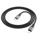 Кабель Hoco X86 iP Spear PD silicone charging data cable Black Кабель Hoco X86 iP Spear PD silicone charging data cable Black