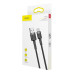 Кабель Baseus Cafule Cable USB For Type-C 3A 2m Gray+Black Кабель Baseus Cafule Cable USB For Type-C 3A 2m Gray+Black