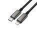 Кабель ACEFAST C23-01, USB to iP, 30W,1.2m, Nylon, Zinc alloy + TPE connectors, Black Кабель ACEFAST C23-01, USB to iP, 30W,1.2m, Nylon, Zinc alloy + TPE connectors, Black