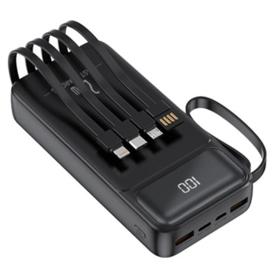 Зовнішній акумулятор WUW Y200 (22.5W PD) 20000mAh Black