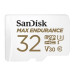 Карта пам'яті microSDHC (UHS-1 U3) SanDisk Max Endurance 32Gb class 10 V30 (100Mb/s) (adapterSD)