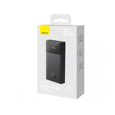 Зовнішній акумулятор Baseus Star-Lord Digital Display Fast Charge Power Bank 20000mAh 22.5W Black Зовнішній акумулятор Baseus Star-Lord Digital Display Fast Charge Power Bank 20000mAh 22.5W Black