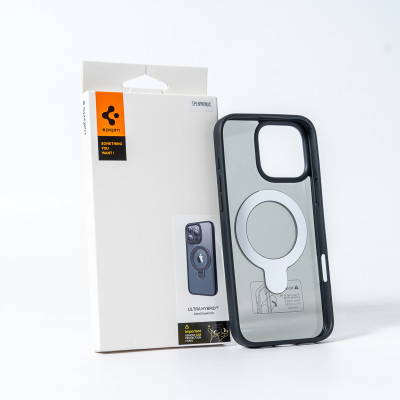 Чохол для смартфона Spigen AAA Magnetic Ring for Apple iPhone 16 Pro All Black