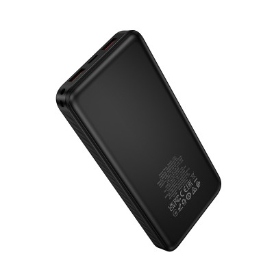 Зовнішній акумулятор HOCO J154 Victorious 22.5W+PD20W fully compatible power bank(10000mAh) Black