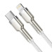 Кабель Baseus Cafule Series Metal Data Cable Type-C to iP PD 20W 1m White