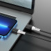 Кабель HOCO X82 USB to iP 2.4A, 1m, silicone, silicone connectors, Black Кабель HOCO X82 USB to iP 2.4A, 1m, silicone, silicone connectors, Black