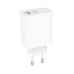 Мережевий зарядний пристрій BOROFONE BA106A Stellar PD20W+QC3.0 charger (EU) White Мережевий зарядний пристрій BOROFONE BA106A Stellar PD20W+QC3.0 charger (EU) White