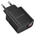 Мережевий зарядний пристрій BOROFONE BA97A Ilustre single-port PD30W charger with digital display (EU) Black Мережевий зарядний пристрій BOROFONE BA97A Ilustre single-port PD30W charger with digital display (EU) Black