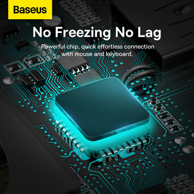 USB-Hub Baseus Metal Gleam Series 7-in-1 Multifunctional Type-C HUB Docking Station Gray （Type-C to HDMI*2+USB3.0*3+PD*1+RJ45*1）