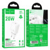 Мережевий зарядний пристрій HOCO N60 Gentle single port PD20W charger (EU) White Мережевий зарядний пристрій HOCO N60 Gentle single port PD20W charger (EU) White