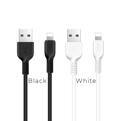 Кабель HOCO X13 USB to iP 2.4A, 1m, PVC, PVC connectors, Black Кабель HOCO X13 USB to iP 2.4A, 1m, PVC, PVC connectors, Black