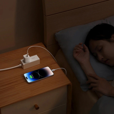 Мережевий зарядний пристрій Baseus Cube Pro Fast Charger 1C 30W EU White