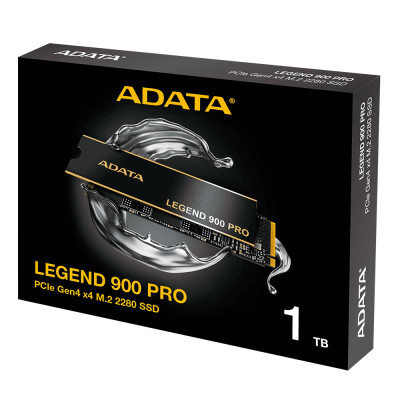 Накопичувач SSD M.2 ADATA LEGEND 900 PRO 1TB 2280 PCIe Gen 4x4 3D NAND Read/Write: 7400/6000 MB/sec
