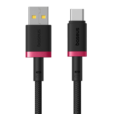 Кабель Baseus Dura Series Fast Charging Cable USB to Type-C 60W 1m Red+Black Кабель Baseus Dura Series Fast Charging Cable USB to Type-C 60W 1m Red+Black