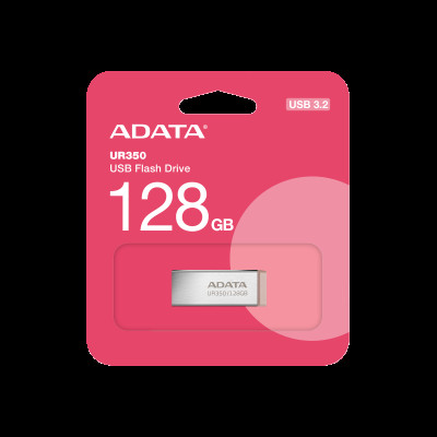 Флеш-накопичувач ADATA USB 3.2 UR 350 128Gb Silver/Beige