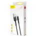 Кабель Baseus Cafule Cable USB For iP 2A 3m Gray+Black Кабель Baseus Cafule Cable USB For iP 2A 3m Gray+Black
