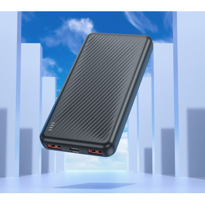 Зовнішній акумулятор BOROFONE BJ56 Graceful 22.5W+PD20W fully compatible power bank (10000mAh) Black