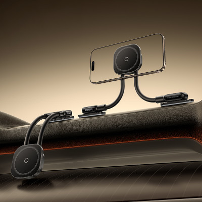 Автотримач для телефона Baseus PrimeTrip C03s Magnetic Car Mount (Stick-on Type, Cosmic Black)