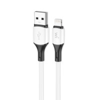 Кабель Wibrand Mamba iP silicone charging data cable 1m White Кабель Wibrand Mamba iP silicone charging data cable 1m White