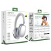 Бездротові накладні навушники ACEFAST H9 active noise cancelling wireless headset, ANC, Silver