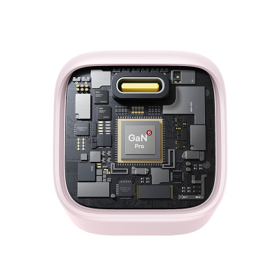 Мережевий зарядний пристрій Baseus PicoGo GaN Fast Charger 1C 45W EU Baby Pink