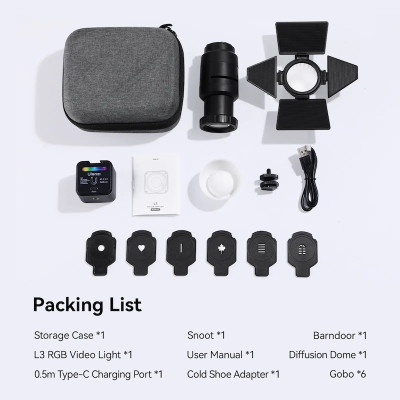 Відеосвітло Ulanzi L3 RGB COB Fill Light, 5W (UV-L052GBB1 L3 RGB)