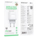 Мережевий зарядний пристрій BOROFONE BA99A Breeze single port PD20W charger White Мережевий зарядний пристрій BOROFONE BA99A Breeze single port PD20W charger White