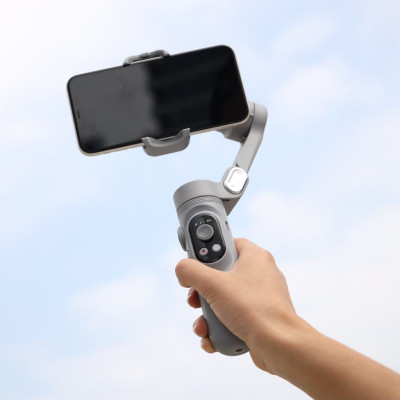 Триосьовий стабілізатор AOCHUAN Professional Gimbal Stabilizer for Smartphone SMART X Сірий