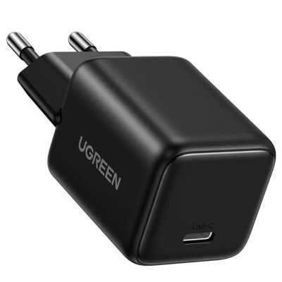 Мережевий зарядний пристрій UGREEN X513 30W USB-C GaN Fast Charger EU Black Мережевий зарядний пристрій UGREEN X513 30W USB-C GaN Fast Charger EU Black