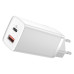 Мережевий зарядний пристрій Baseus GaN2 Lite Quick Charger C+U 65W EU White