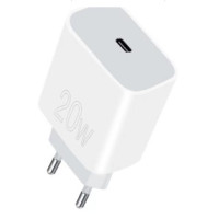 Мережевий зарядний пристрій WUW-C176 20W PD USB-C white Мережевий зарядний пристрій WUW-C176 20W PD USB-C white