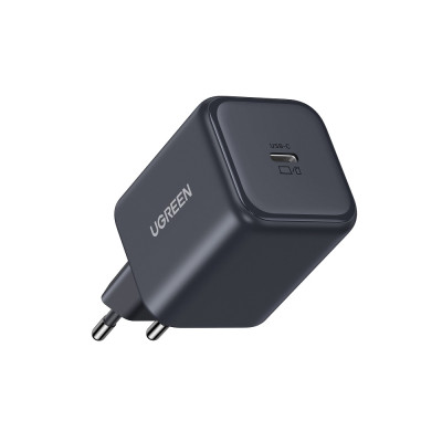 Мережевий зарядний пристрій UGREEN X524 45W USB-C GaN Fast Charger EU black Мережевий зарядний пристрій UGREEN X524 45W USB-C GaN Fast Charger EU black
