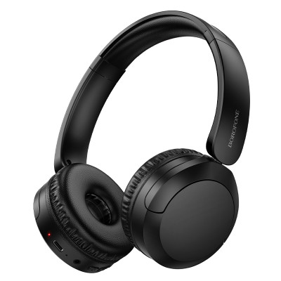 Бездротові накладні навушники BOROFONE BO37 Marvellous BT headphones Black Бездротові накладні навушники BOROFONE BO37 Marvellous BT headphones Black