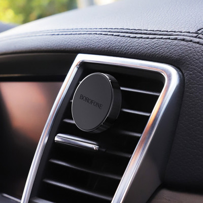 Автотримач для телефона BOROFONE BH8 Air outlet magnetic in-car holder Black Автотримач для телефона BOROFONE BH8 Air outlet magnetic in-car holder Black