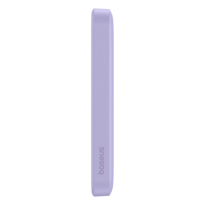 Зовнішній акумулятор Baseus Magnetic Mini Wireless Fast Charge Power Bank 5000mAh 20W Nebula Purple Зовнішній акумулятор Baseus Magnetic Mini Wireless Fast Charge Power Bank 5000mAh 20W Nebula Purple