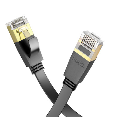 Мережевий кабель HOCO US07 General pure copper flat network cable(L=20M) Black Мережевий кабель HOCO US07 General pure copper flat network cable(L=20M) Black