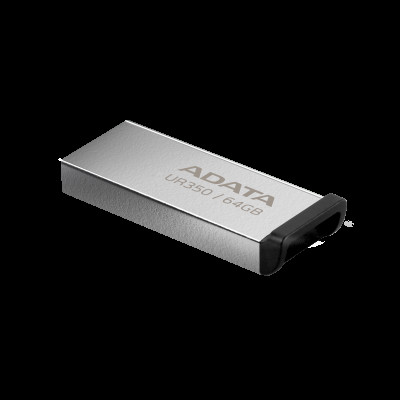 Флеш-накопичувач ADATA USB 3.2 UR 350 64Gb Silver/Black