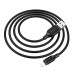 Кабель BOROFONE BX42 USB to iP 2.4A, 1m, silicone, TPE connectors, Black Кабель BOROFONE BX42 USB to iP 2.4A, 1m, silicone, TPE connectors, Black