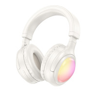 Бездротові накладні навушники HOCO W48 Focus BT headphones Milky white