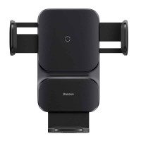 Автотримач для телефона з БЗП Baseus Wisdom Auto Alignment 15W Black Автотримач для телефона з БЗП Baseus Wisdom Auto Alignment 15W Black