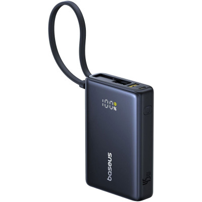 Зовнішній акумулятор Baseus PicoGo Digital Display Power Bank 10000mAh 45W Cosmic Black