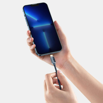 Кабель Baseus Crystal Shine Series Fast Charging Data Cable Type-C to iP 20W 1.2m Black Кабель Baseus Crystal Shine Series Fast Charging Data Cable Type-C to iP 20W 1.2m Black