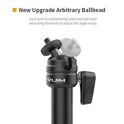 Штатив-тримач Ulanzi Vijim Desktop C-CLAMP Flexible Arm/Light Stand(Two- Stages) (UV-2676 LS06) Штатив-тримач Ulanzi Vijim Desktop C-CLAMP Flexible Arm/Light Stand(Two- Stages) (UV-2676 LS06)