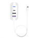 USB-хаб WUW-C246 3-in-1 USB-C to 2 USB-A, USB-C White
