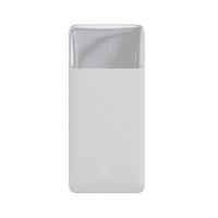 Зовнішній акумулятор Baseus Bipow Digital Display Power Bank 20000mAh 15W White