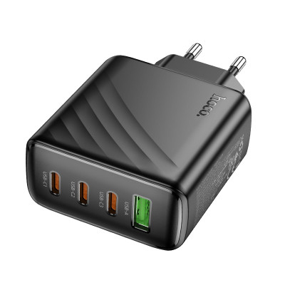 Мережевий зарядний пристрій HOCO CS27A Supply PD67W (3C1A) charger (EU) Black